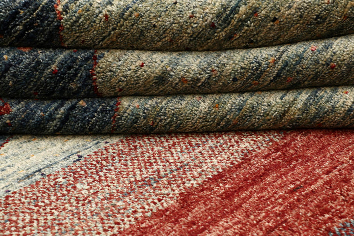 Multi Colored Gabbeh 7' 11 x 9' 10 - No. 61178 - ALRUG Rug Store