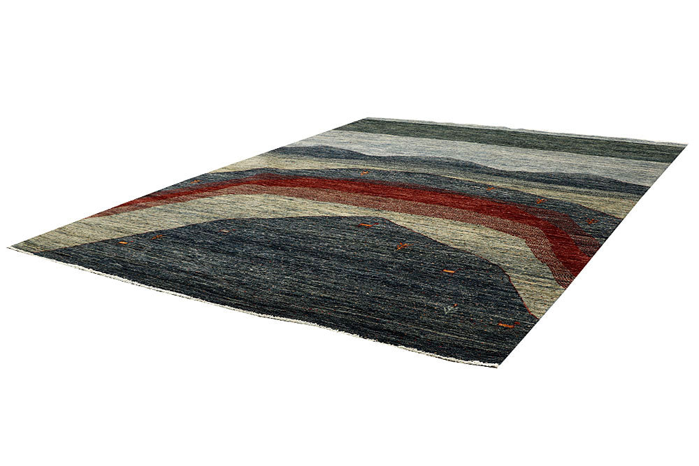 Multi Colored Gabbeh 7' 11 x 9' 10 - No. 61178 - ALRUG Rug Store