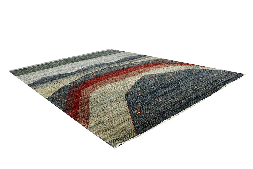 Multi Colored Gabbeh 7' 11 x 9' 10 - No. 61178 - ALRUG Rug Store