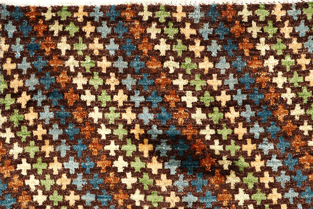 Multi Colored Gabbeh 6' 9 x 9' 5 - No. 61179 - ALRUG Rug Store