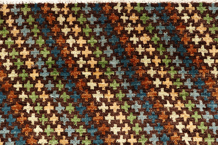 Multi Colored Gabbeh 6' 9 x 9' 5 - No. 61179 - ALRUG Rug Store