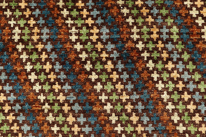 Multi Colored Gabbeh 6' 9 x 9' 5 - No. 61179 - ALRUG Rug Store