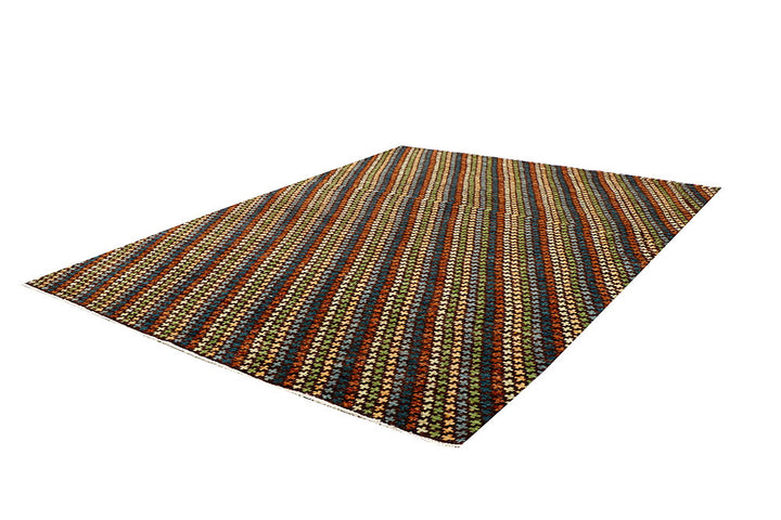 Multi Colored Gabbeh 6' 9 x 9' 5 - No. 61179 - ALRUG Rug Store