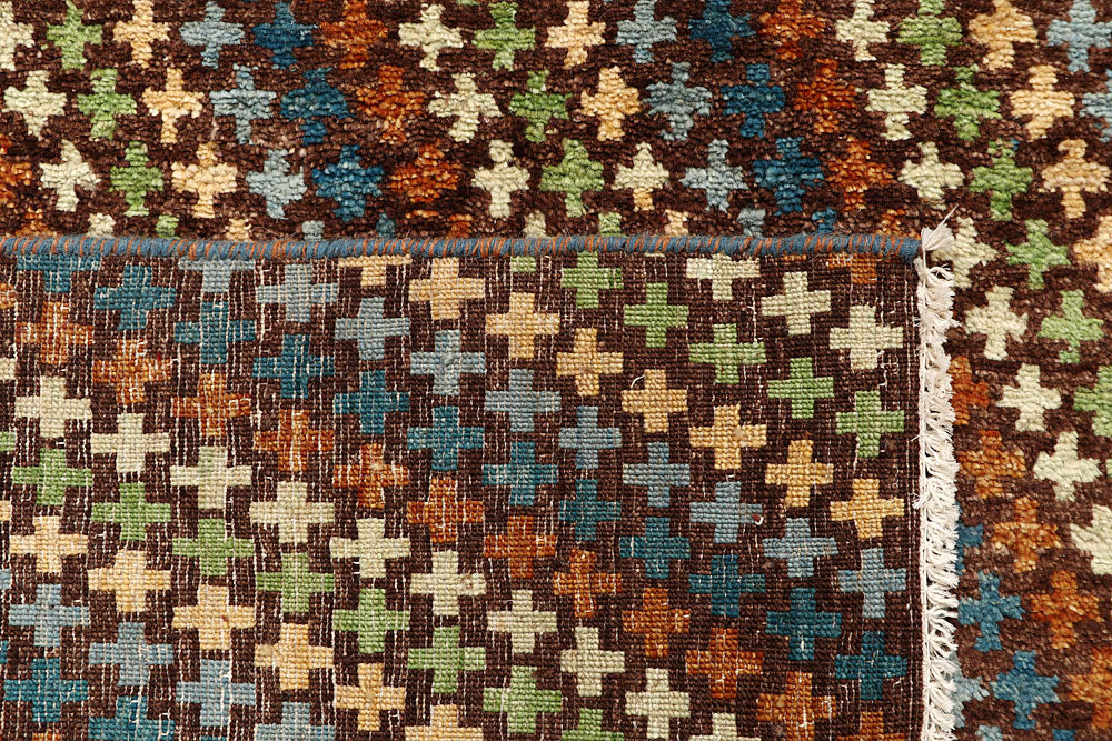 Multi Colored Gabbeh 6' 9 x 9' 5 - No. 61179 - ALRUG Rug Store