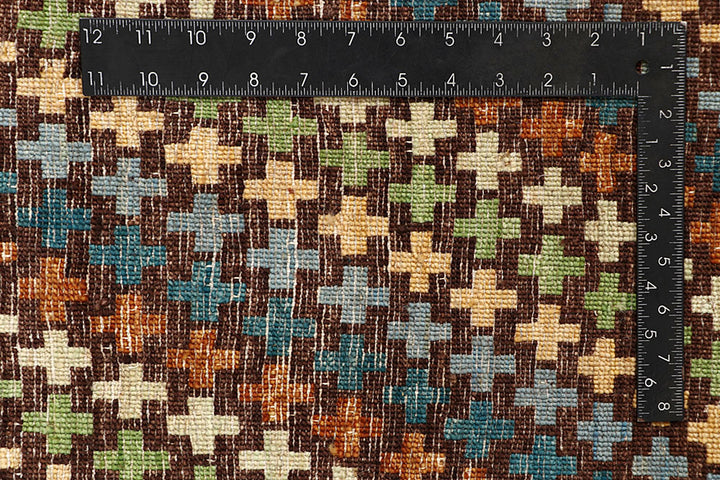 Multi Colored Gabbeh 6' 9 x 9' 5 - No. 61179 - ALRUG Rug Store