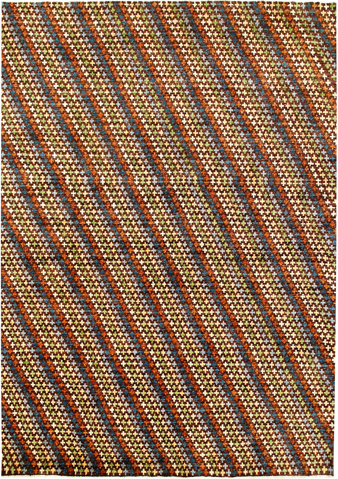 Multi Colored Gabbeh 6' 9 x 9' 5 - No. 61179 - ALRUG Rug Store