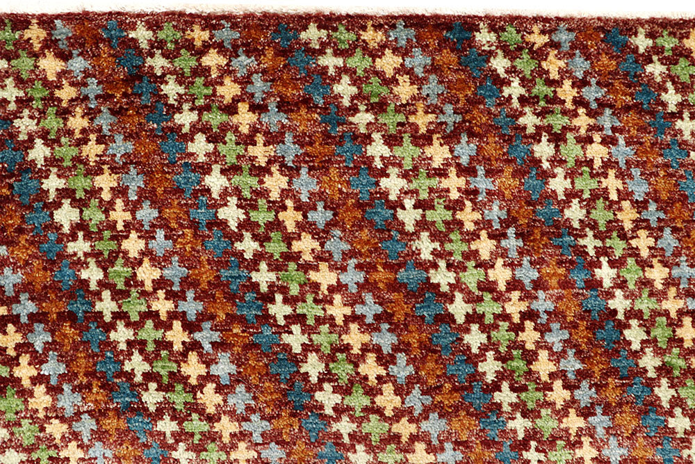 Multi Colored Gabbeh 6' 7 x 9' 5 - No. 61180 - ALRUG Rug Store