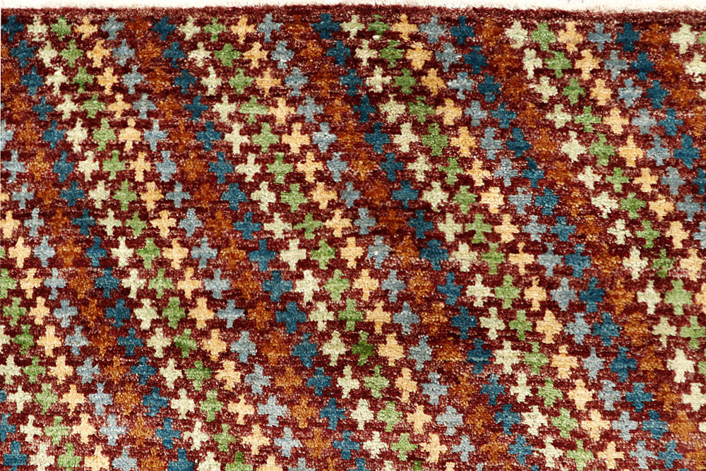 Multi Colored Gabbeh 6' 7 x 9' 5 - No. 61180 - ALRUG Rug Store
