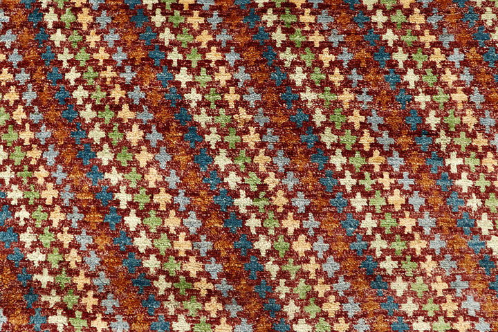 Multi Colored Gabbeh 6' 7 x 9' 5 - No. 61180 - ALRUG Rug Store