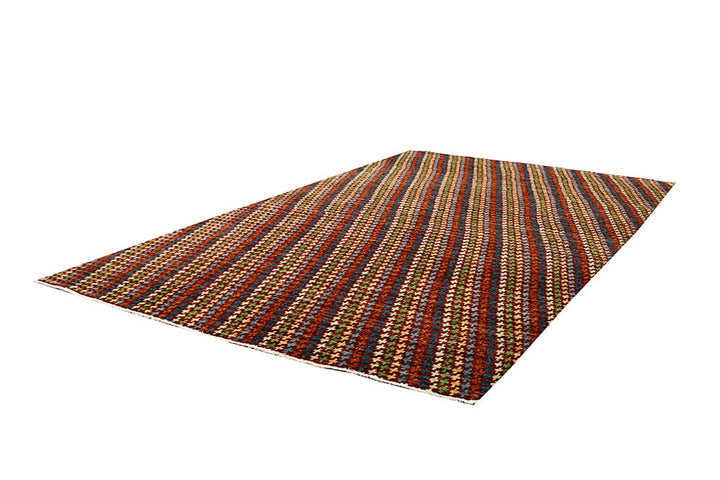 Multi Colored Gabbeh 6' 7 x 9' 5 - No. 61180 - ALRUG Rug Store