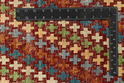 Multi Colored Gabbeh 6' 7 x 9' 5 - No. 61180 - ALRUG Rug Store