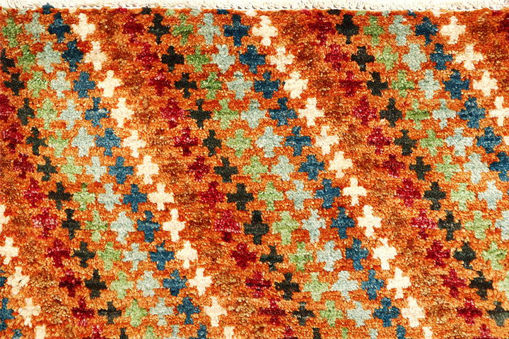 Multi Colored Gabbeh 6' 8 x 8' 11 - No. 61181 - ALRUG Rug Store