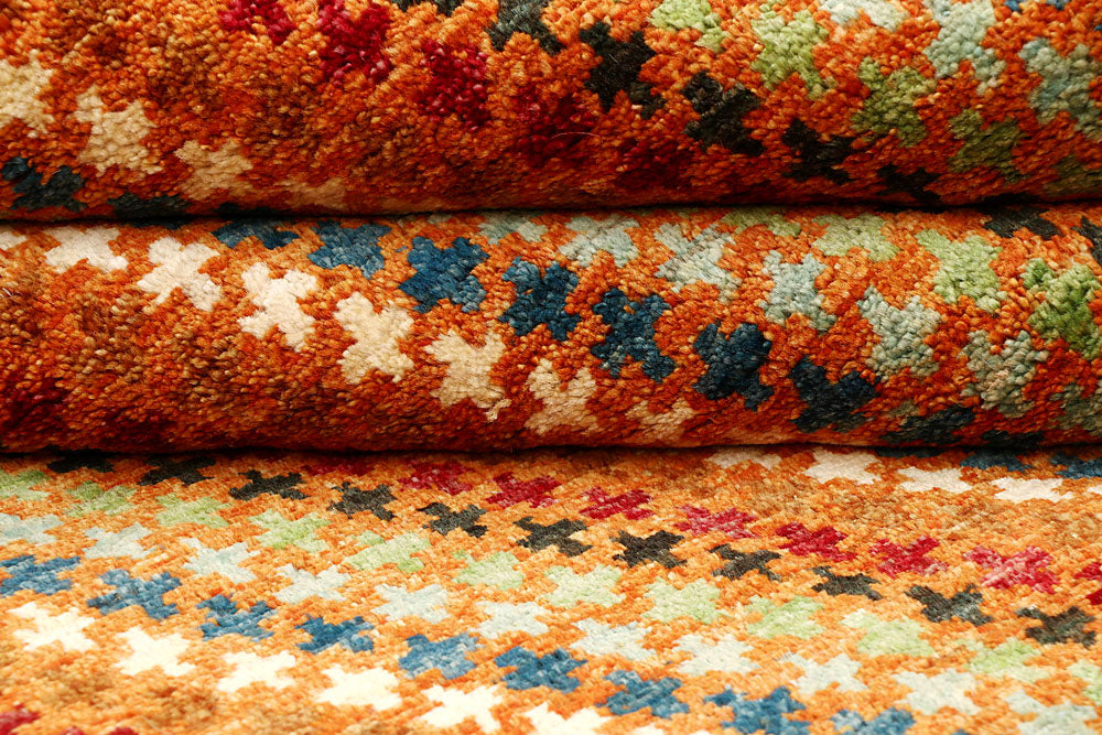 Multi Colored Gabbeh 6' 8 x 8' 11 - No. 61181 - ALRUG Rug Store