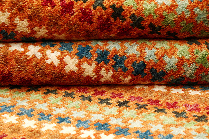 Multi Colored Gabbeh 6' 8 x 8' 11 - No. 61181 - ALRUG Rug Store