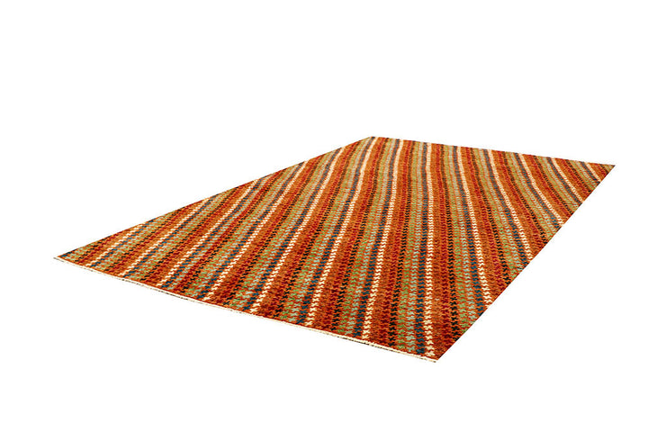 Multi Colored Gabbeh 6' 8 x 8' 11 - No. 61181 - ALRUG Rug Store