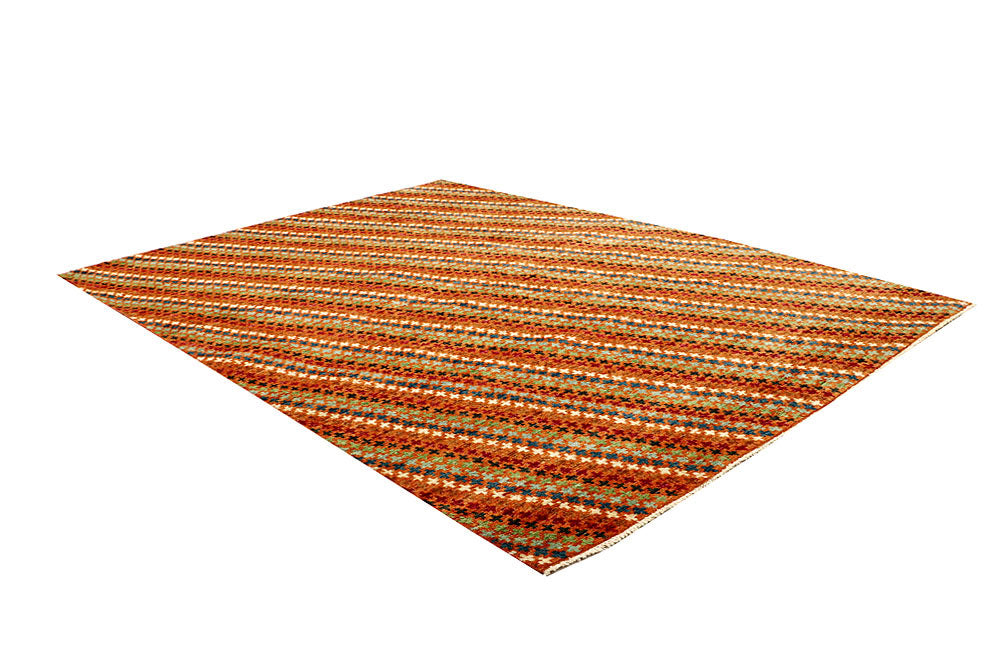 Multi Colored Gabbeh 6' 8 x 8' 11 - No. 61181 - ALRUG Rug Store