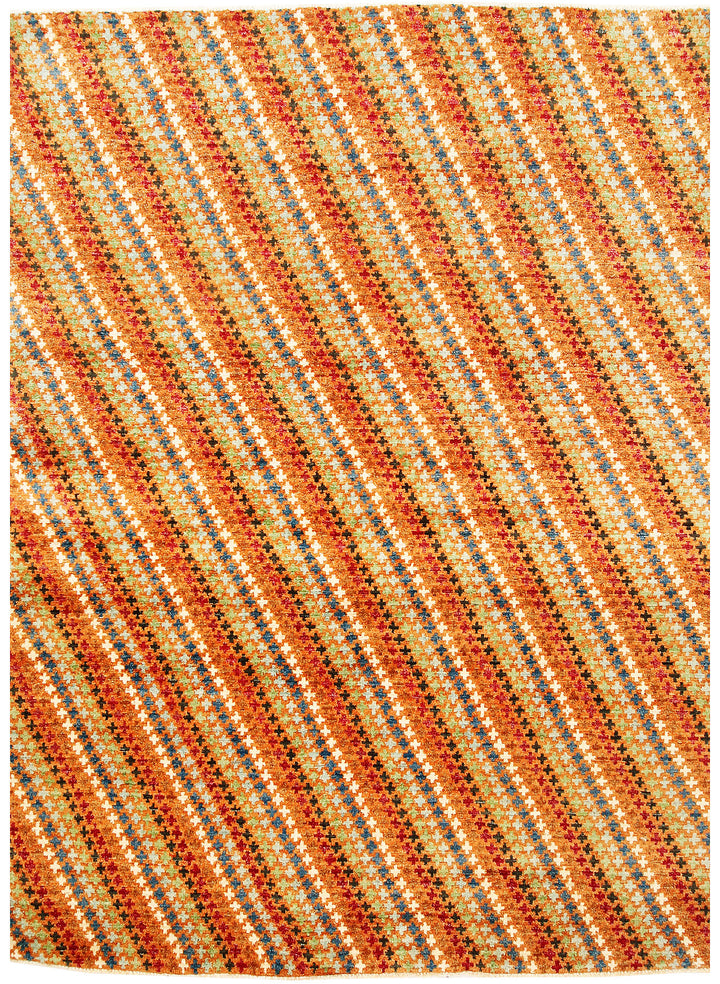 Multi Colored Gabbeh 6' 8 x 8' 11 - No. 61181 - ALRUG Rug Store