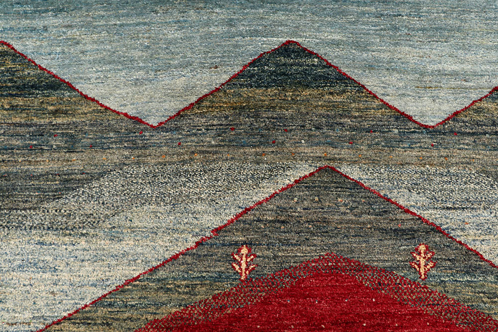 Multi Colored Gabbeh 8' 2 x 9' 11 - No. 61182 - ALRUG Rug Store