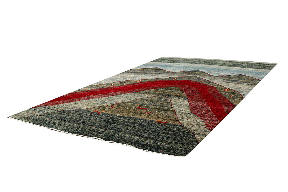 Multi Colored Gabbeh 8' 2 x 9' 11 - No. 61182 - ALRUG Rug Store