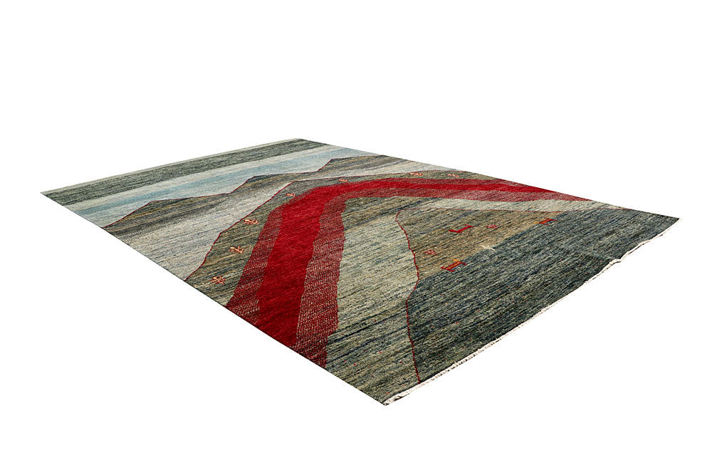 Multi Colored Gabbeh 8' 2 x 9' 11 - No. 61182 - ALRUG Rug Store