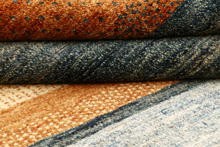 Multi Colored Gabbeh 6' 6 x 9' 1 - No. 61183 - ALRUG Rug Store