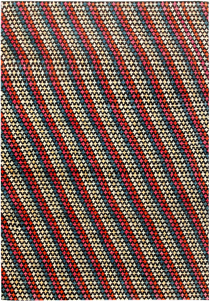 Multi Colored Gabbeh 5' 7 x 8' - No. 61184 - ALRUG Rug Store