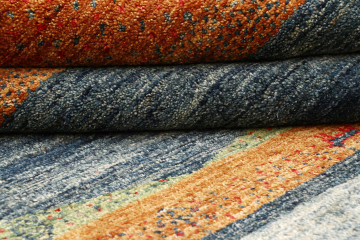 Multi Colored Gabbeh 5' 7 x 8' - No. 61186 - ALRUG Rug Store