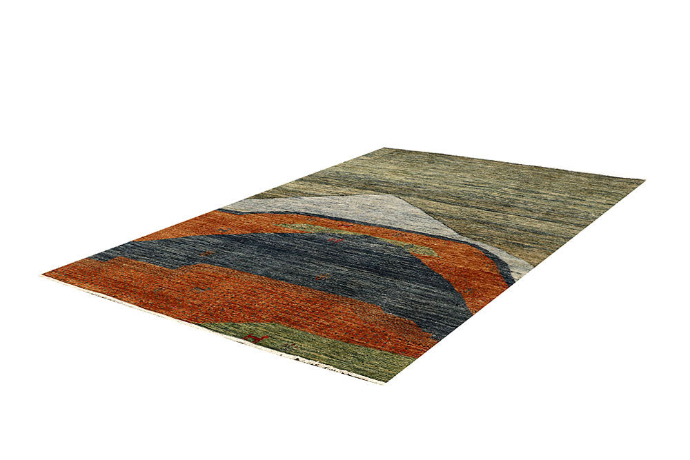 Multi Colored Gabbeh 5' 7 x 8' - No. 61186 - ALRUG Rug Store