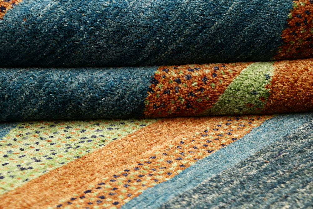 Multi Colored Gabbeh 8' 1 x 9' 9 - No. 61187 - ALRUG Rug Store