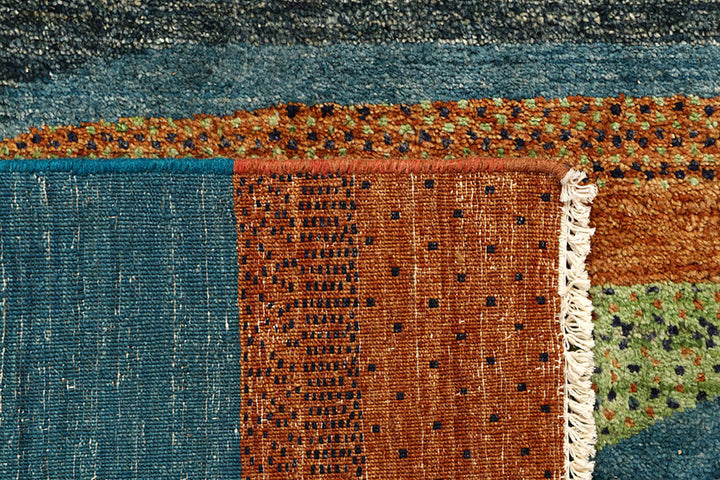 Multi Colored Gabbeh 8' 1 x 9' 9 - No. 61187 - ALRUG Rug Store