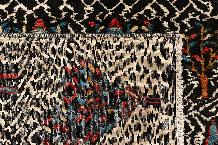 Multi Colored Gabbeh 5' 6 x 7' 10 - No. 61188 - ALRUG Rug Store