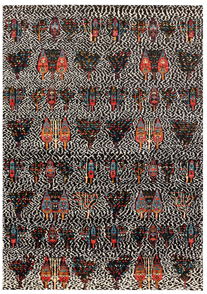 Multi Colored Gabbeh 5' 6 x 7' 10 - No. 61188 - ALRUG Rug Store