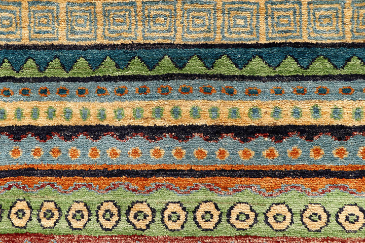 Multi Colored Gabbeh 2' 6 x 11' 7 - No. 61190 - ALRUG Rug Store