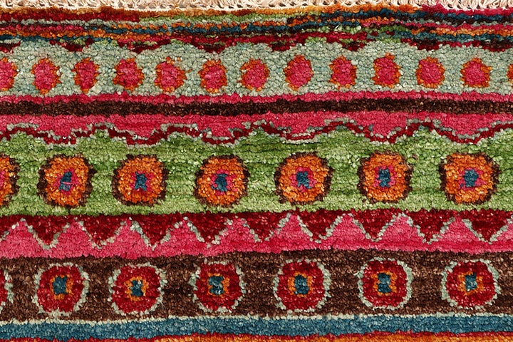 Multi Colored Gabbeh 2' 7 x 16' 9 - No. 61191 - ALRUG Rug Store