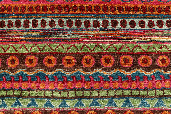 Multi Colored Gabbeh 2' 7 x 16' 9 - No. 61191 - ALRUG Rug Store