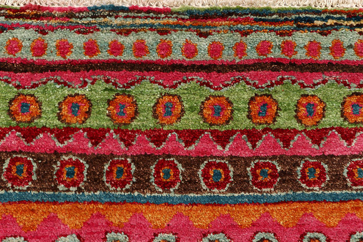 Multi Colored Gabbeh 2' 7 x 16' 7 - No. 61193 - ALRUG Rug Store
