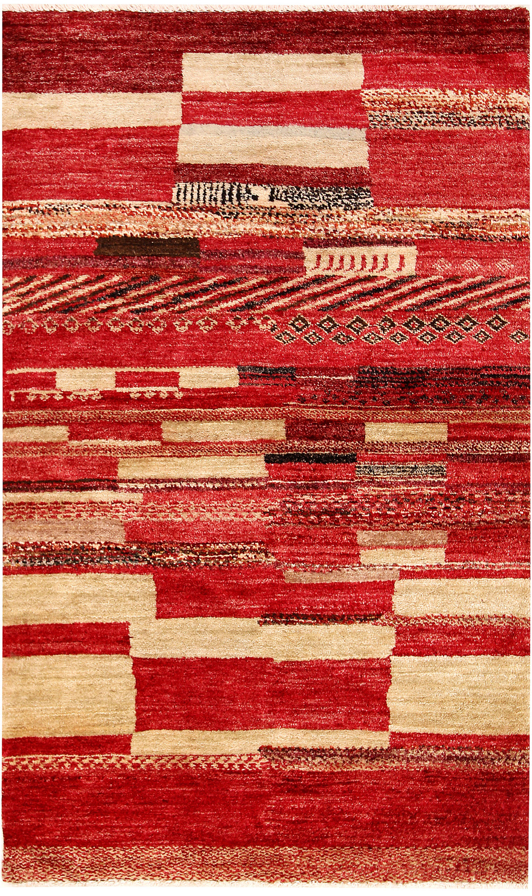 Multi Colored Gabbeh 2' 11 x 5' - No. 61197 - ALRUG Rug Store
