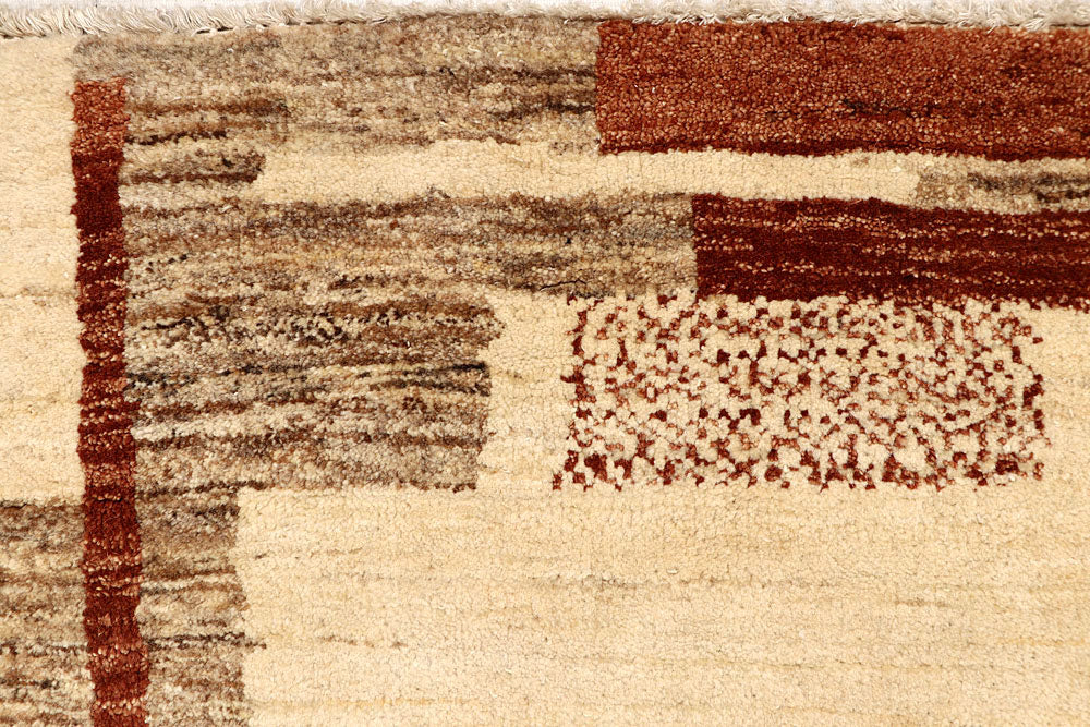 Cornsilk Gabbeh 3' 4 x 5' 1 - No. 61202 - ALRUG Rug Store