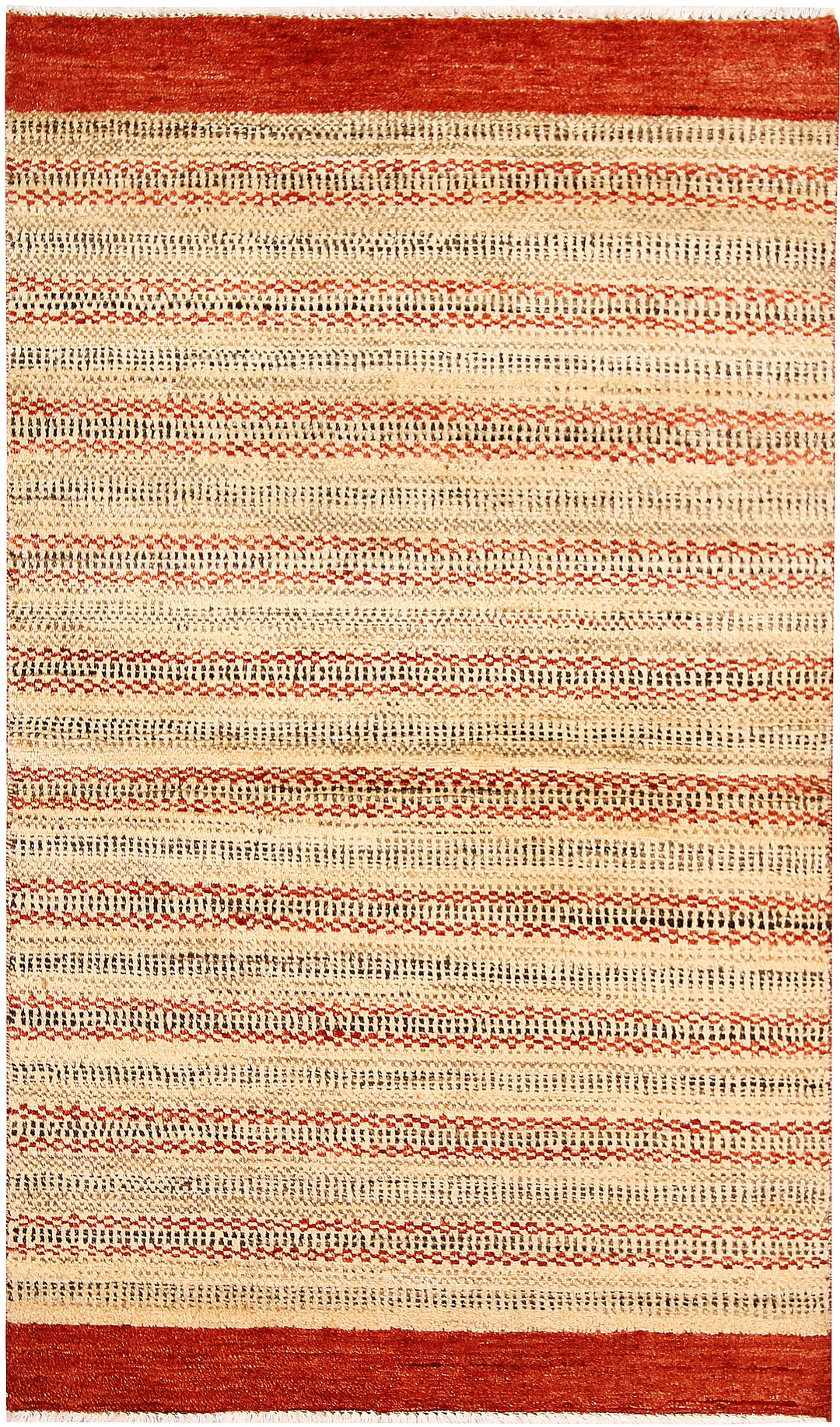 Multi Colored Gabbeh 3' x 5' - No. 61206 - ALRUG Rug Store