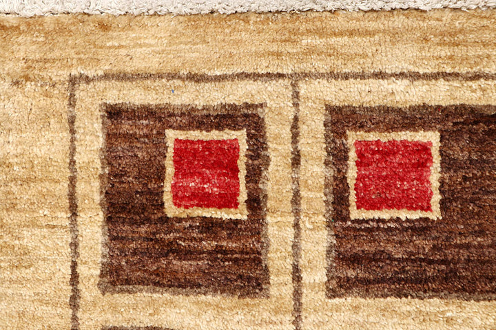 Wheat Gabbeh 3' x 5' 2 - No. 61207 - ALRUG Rug Store