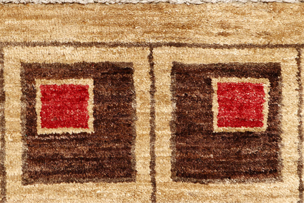 Wheat Gabbeh 3' x 5' 2 - No. 61207 - ALRUG Rug Store
