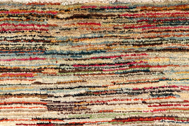 Multi Colored Gabbeh 3' 1 x 4' 11 - No. 61210 - ALRUG Rug Store