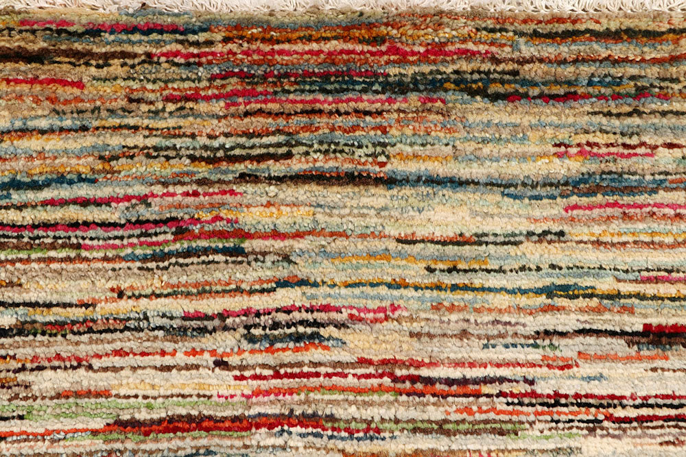Multi Colored Gabbeh 3' 1 x 4' 11 - No. 61210 - ALRUG Rug Store