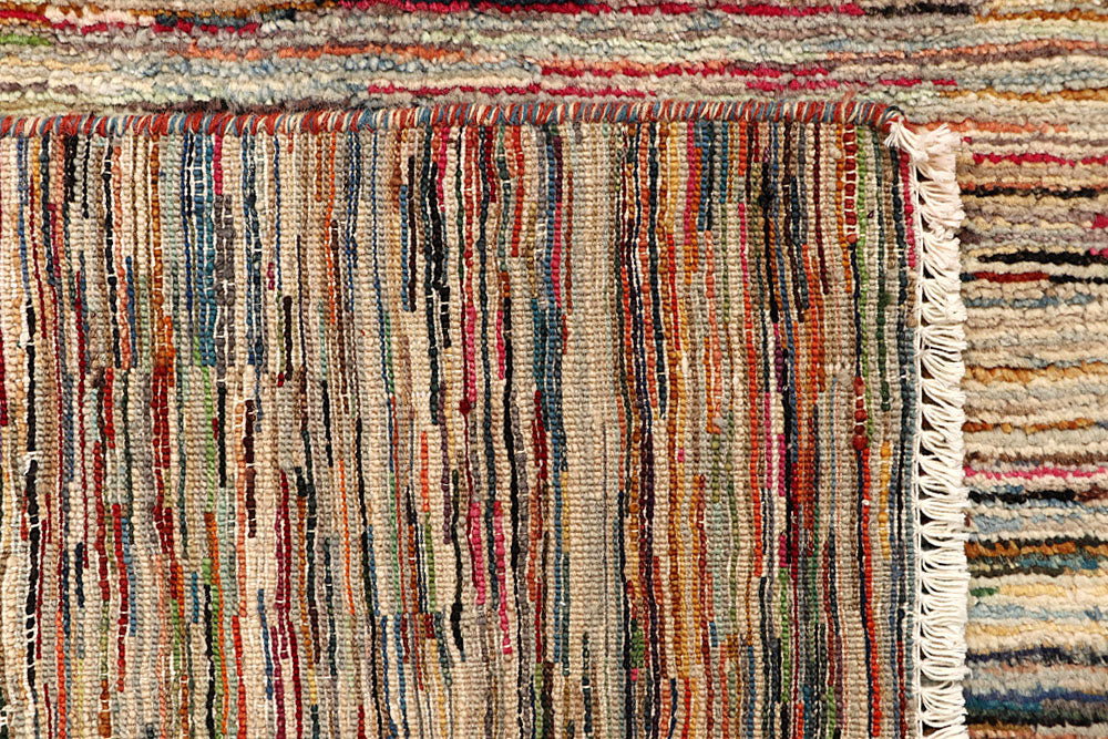 Multi Colored Gabbeh 3' 1 x 4' 11 - No. 61210 - ALRUG Rug Store