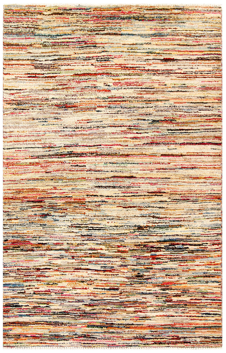 Multi Colored Gabbeh 3' 1 x 4' 11 - No. 61210 - ALRUG Rug Store