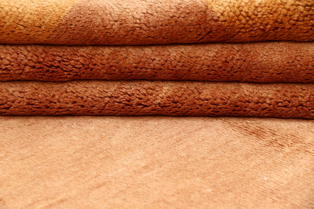 Dark Salmon Gabbeh 5' 5 x 8' 2 - No. 61214 - ALRUG Rug Store