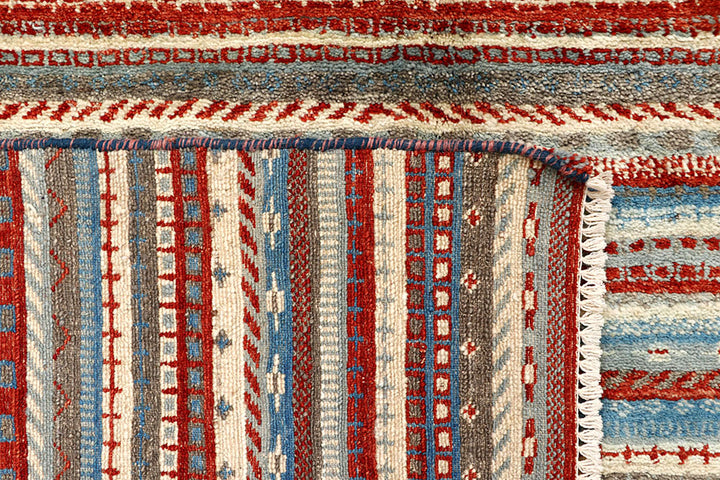 Multi Colored Gabbeh 5' 2 x 6' 10 - No. 61215 - ALRUG Rug Store