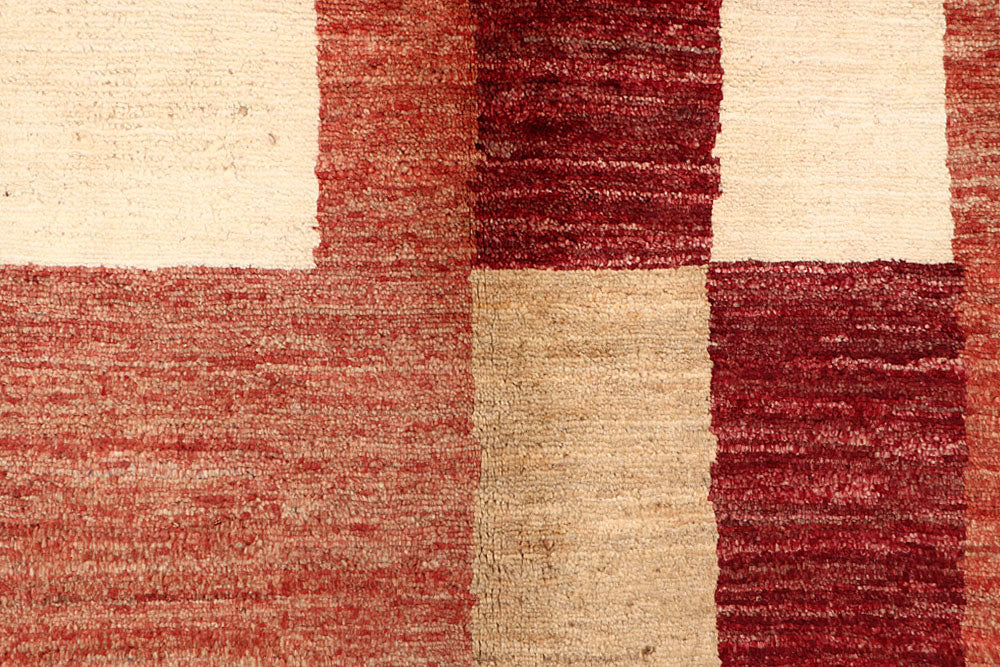 Multi Colored Gabbeh 5' 7 x 7' 10 - No. 61216 - ALRUG Rug Store