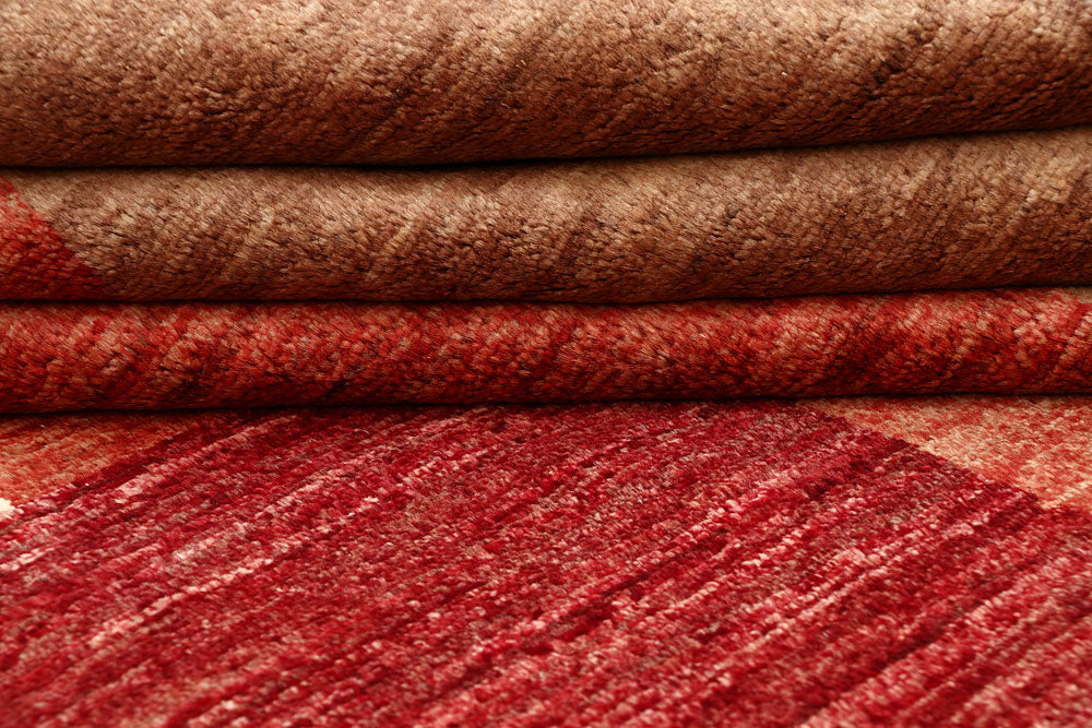 Multi Colored Gabbeh 5' 7 x 7' 10 - No. 61216 - ALRUG Rug Store