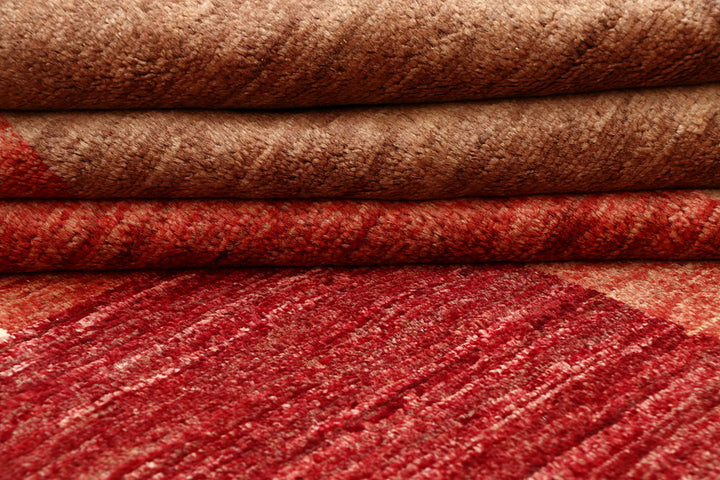 Multi Colored Gabbeh 5' 7 x 7' 10 - No. 61216 - ALRUG Rug Store